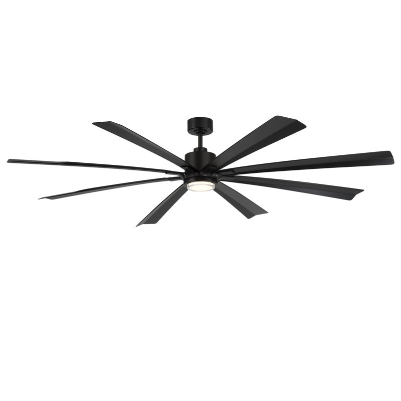 Ventilateur de plafond intelligent à 8 pales avec télécommande incluse, fonctionne avec Alexa et l'application iOS / Android