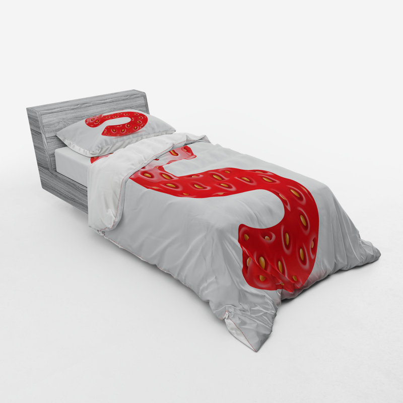 Farmhouse / Country Polyester Duvet Cover, Twin XL Duvet Cover + 2 Additional Pieces
