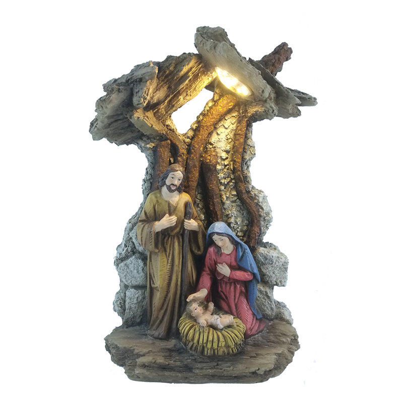 Figurine de crèche de la Sainte Famille