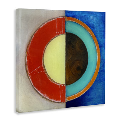 Round Structured Color Block Canvas, design by Matthew Finger