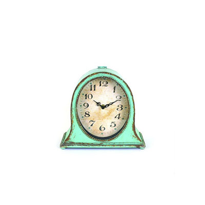 Decorative Metal Mantel Clock
