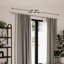 Cappa Drapery Solutions Adjustable 1" Steel Double Curtain Rod Set-1843790197-1843790200