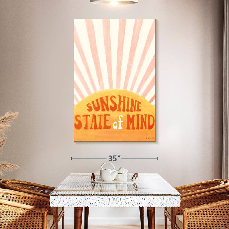 Tergel Sunshine Mind, 51" H x 34" W