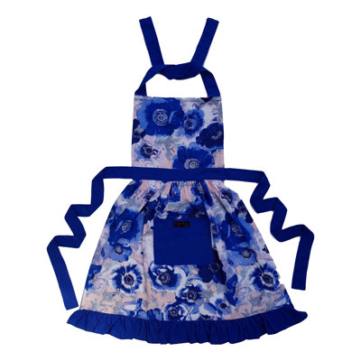 Floral Cotton Bib Apron