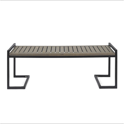 Hopkins Industrial Wood And Metal Bench