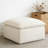 Convertible L-shape Cloud Sectional Sofa With Ottoman - Cozy Upholstered Couch For Living Room-1005665913