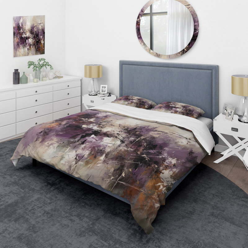 Ensemble de housse de couette en microfibre / polyester Modernist Expressions V
