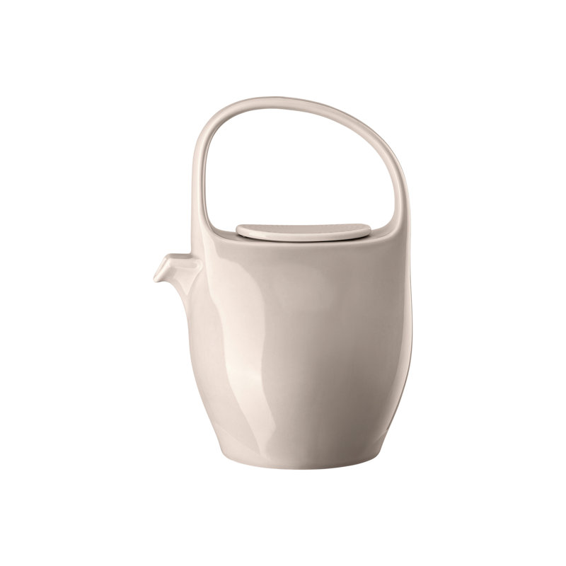 Junto Porcelain Teapot, Pearl Gray, 2.75 oz.
