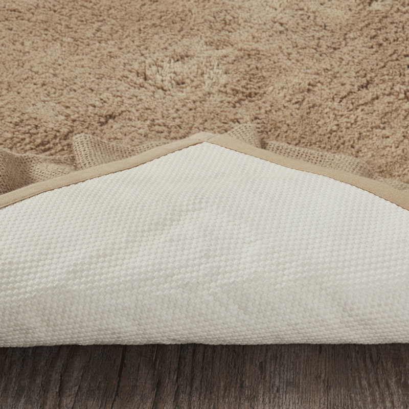 Tapis de bain Dathan, L 20 po x L 30 po, Brun clair naturel