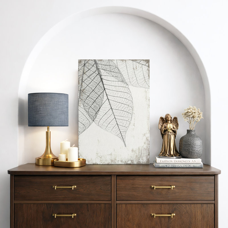 Impression sur toile encadrée Minimal Botanical, H 36 po x l 24 po, Toile tendue, Sans cadre
