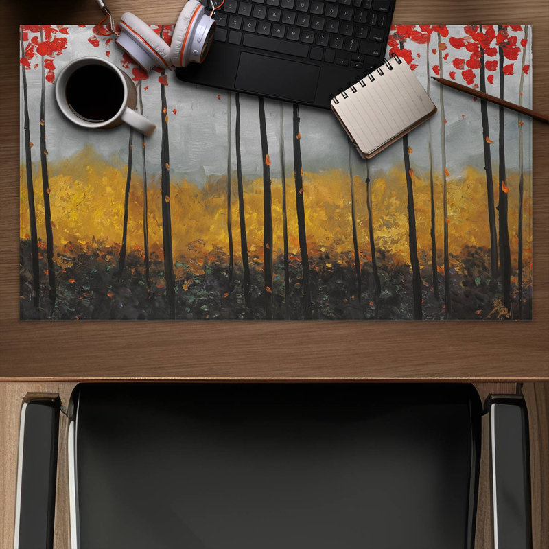 Abstract landscape - 14.00"x24.25" Desk mat
