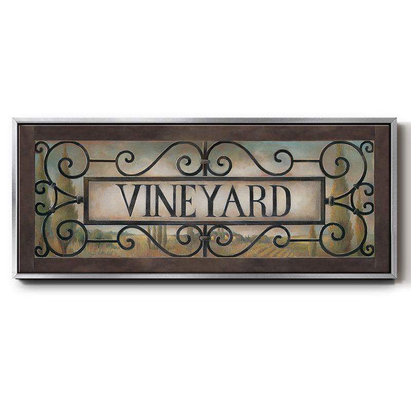 Vignoble - toile encadrée