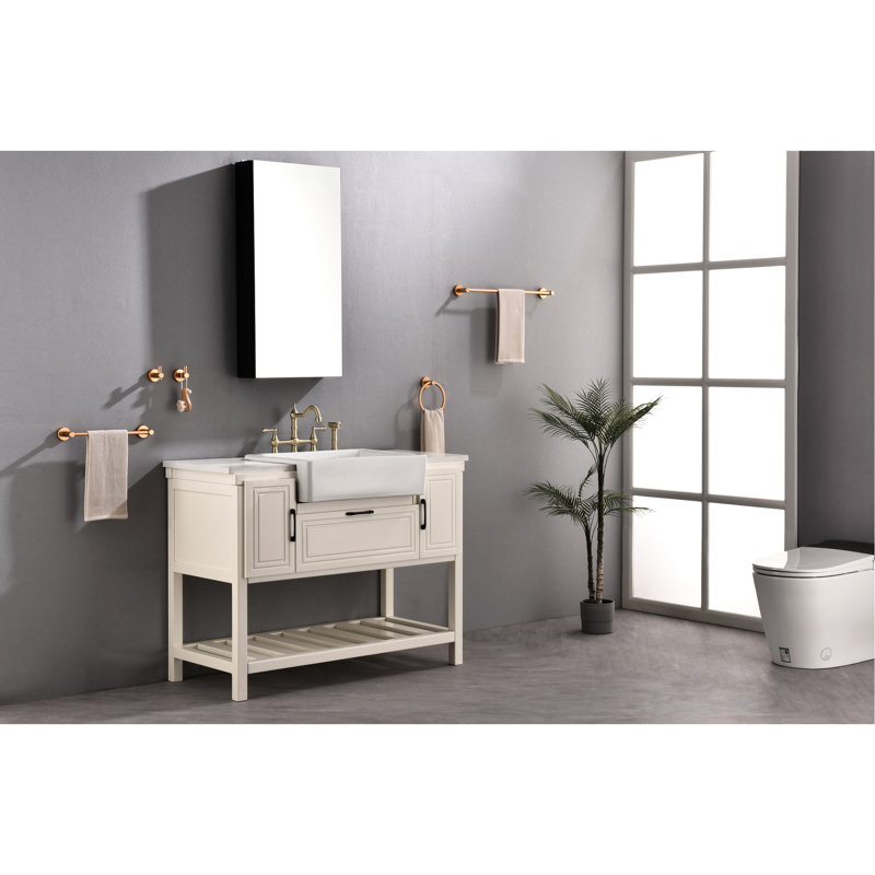 Armoire de rangement murale pour salle de bain 18 x 36 - Noir mat, aluminium, verre HD, grande capacité 18 x 36 pouces