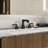 Matte Black Widespread Bathroom Faucet, Waterfall Bathroom Faucets For Sink 3 Hole, 2-Handles Modern Vanity Faucet With Pop Up Drain Assembly And Lead-Free Supply Hose,8-Inch-117992848