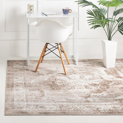 Tapis oriental brun / beige / ivoire Coblitz