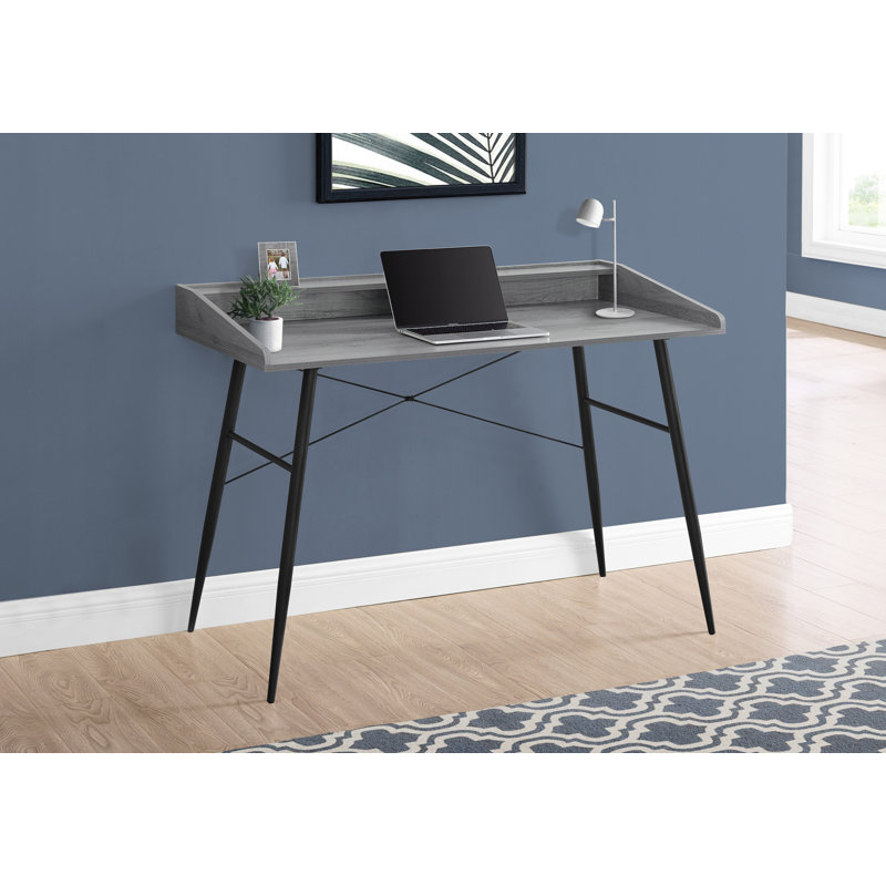 Bureau d'ordinateur, Gris / Noir