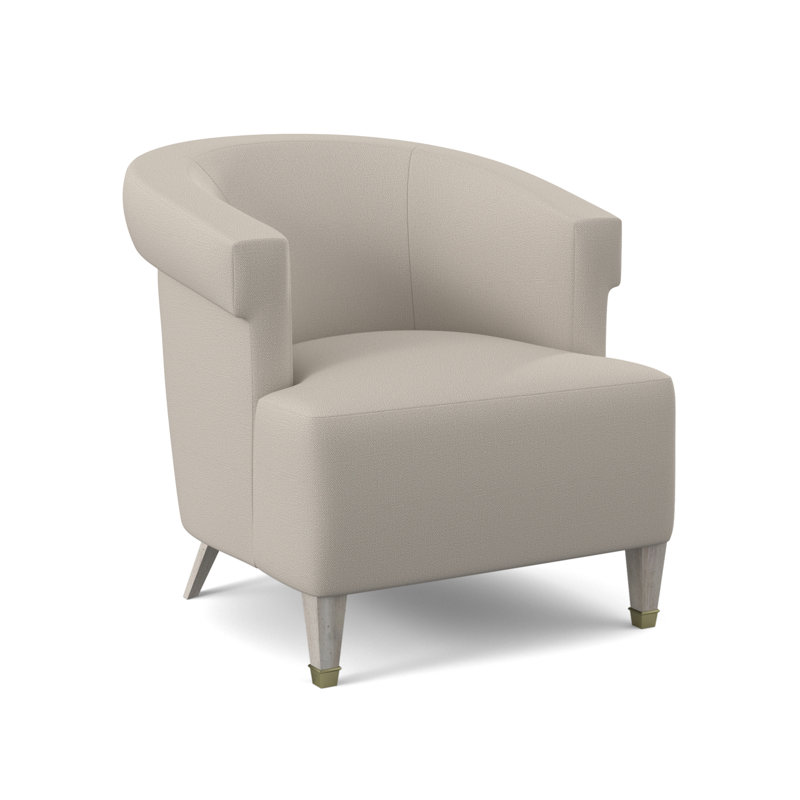 Madame Barrel Chair, Filigree Ivory, Bisque