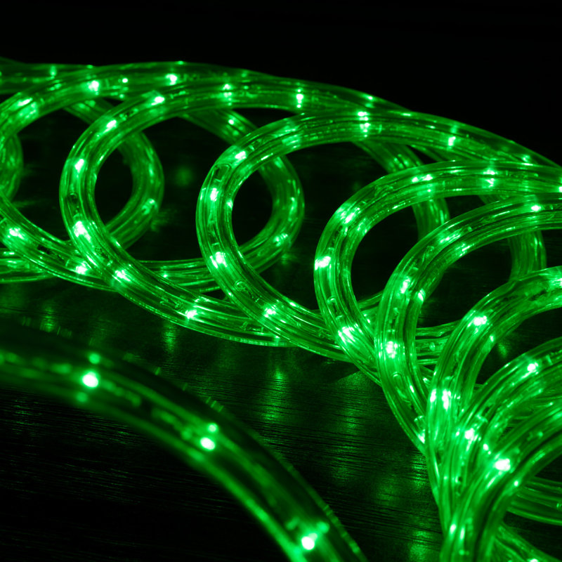 LED Rope Light w/ 8 Mode, Green, 1800" L