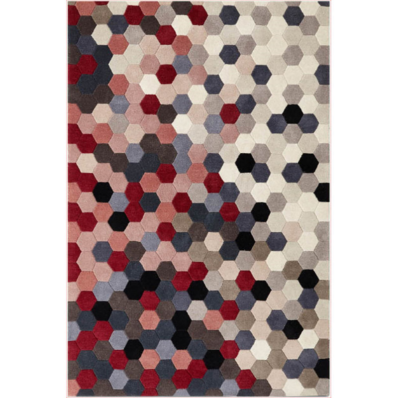 Luxurious Velvet Area Rug, 5.9 x 9.2 Feet | 100% Velvet Fabric, 100% Cotton Sole, 0.4 in Pile Height | Antibacterial, Non-Slip, Machine Washable | Elegant 3D Digital Print for Living Room & Bedroom Decor