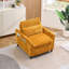 Chaise confortable jaune pour petit appartement avec balcon et canapé-lit-1827953912