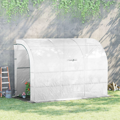 Valia 10 Ft W x 5 Ft D Lean-to Greenhouse