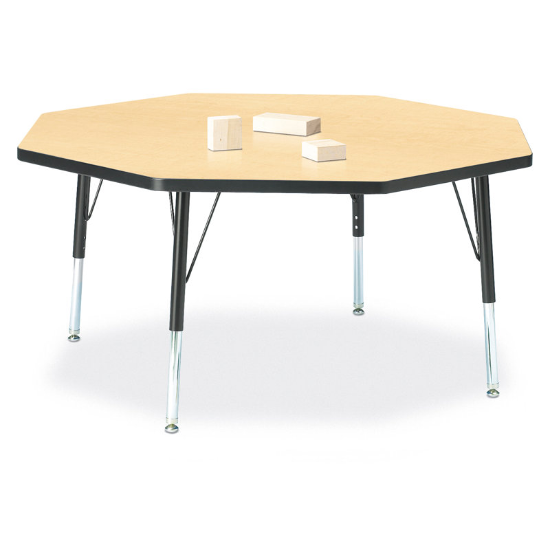 Table d'activité à hauteur ajustable Berries, Élémentaire (15 po à 24 po), Érable, Érable