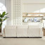 Canapé modulaire en chenille surdimensionné à 4 places en L-1916189540