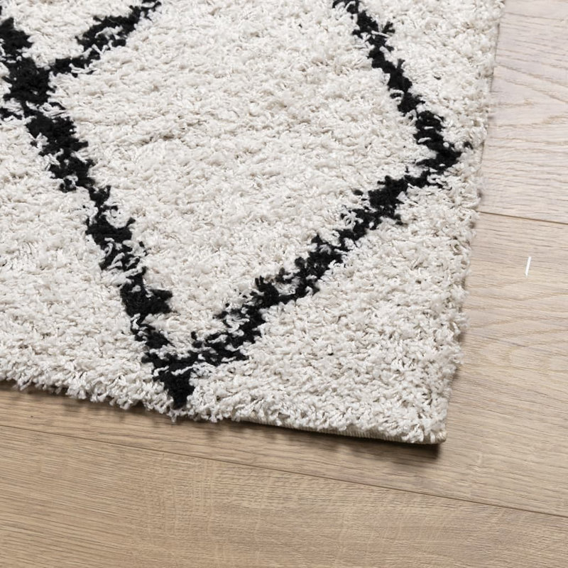 Amanda Geometric Shag Area Rug, Rectangle 100 x 200cm