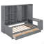 Lit de jour simple en bois avec trois tiroirs, armoire tout-en-un, bureau et tablettes-908950204-908950205