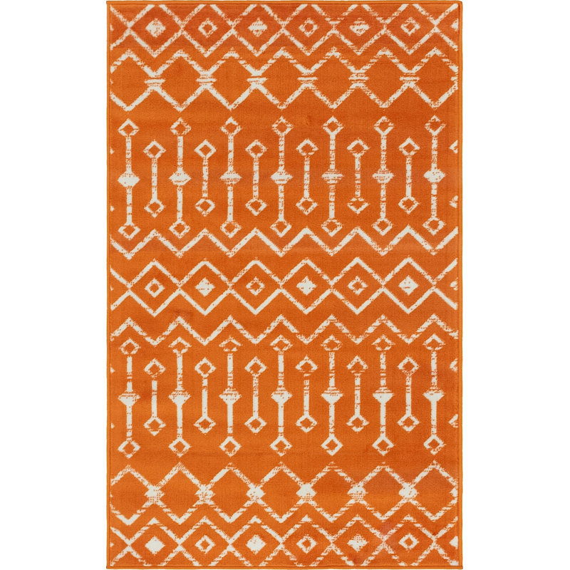 Aemtenan Abstract Indoor Rug, Rectangle 3'3" x 5'3"