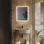 Miroir mural lumineux sans cadre Cevat