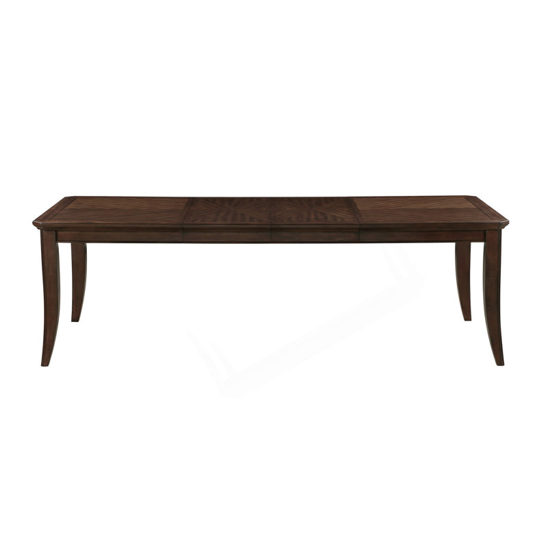 Traditional Dining Table With Extension Leaf
