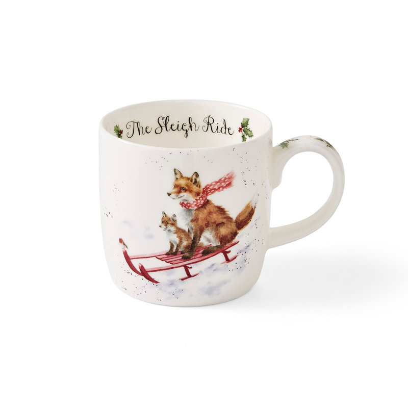Tasse à traîneau (renard), 11 oz