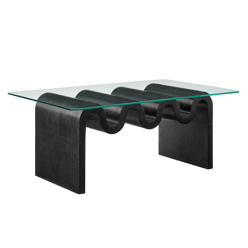Table basse Ondine, Noir, noir, noir, noir