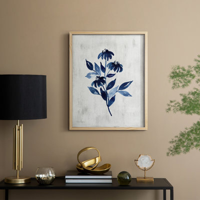 Wild Indigo I Framed Print - Solid Wood