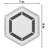 Coco 7" x 8" Porcelain Patterned Wall & Floor Tile