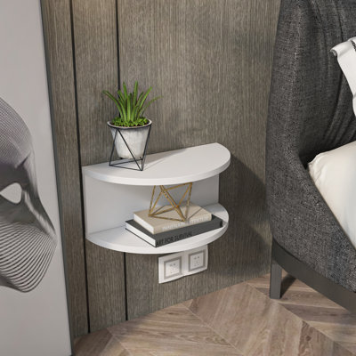 Cydelia 45cm W Manufactured Wood Bedside Table
