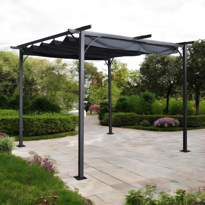 Prague 10 Ft. W x 10 Ft. D Steel Soft-top Gazebo
