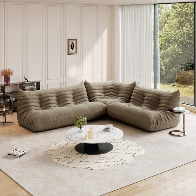 Fauteuil à billes Compression Fireside Chair, Velours côtelé vert