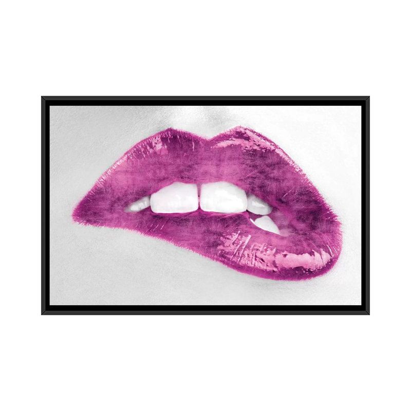 Luscious - impression sur toile tendue, H 40 po x l 60 po x P 1,5 po, Toile avec cadre noir, Pas de tapis