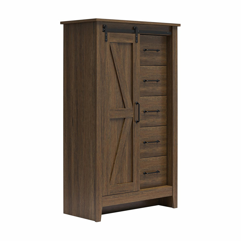 Coffre de ferme pour homme, Noyer