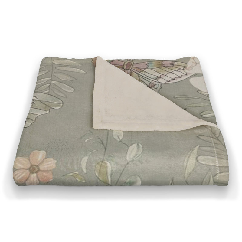 Hand Woven Throw Blanket, Green