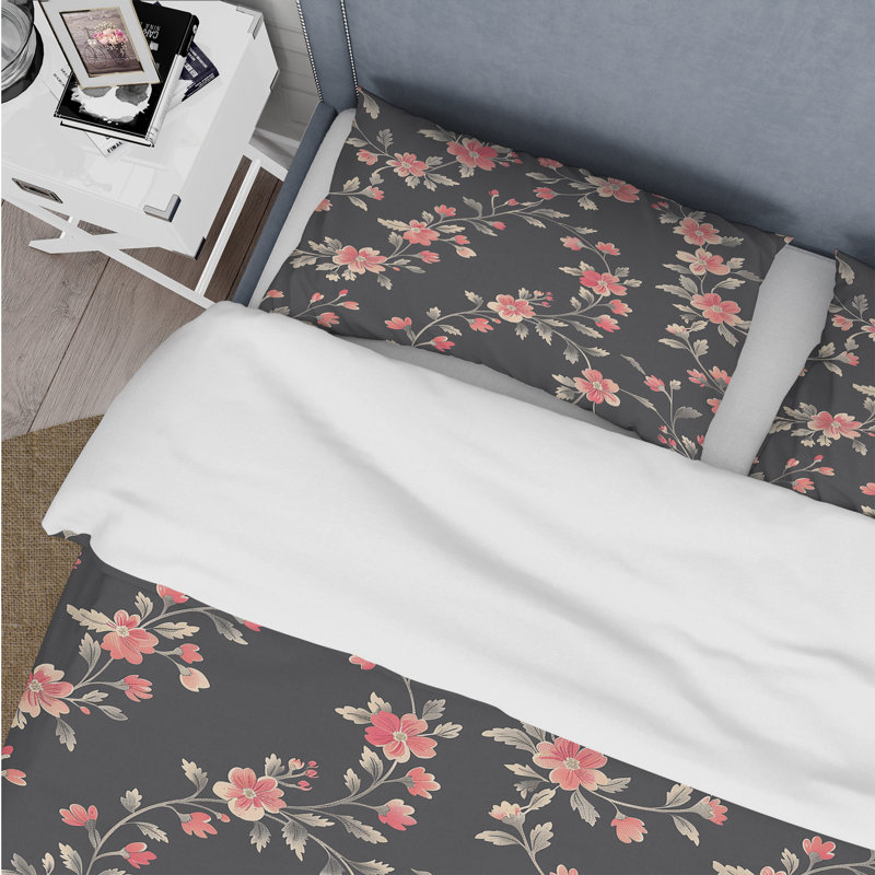 Ensemble de housse de couette Traditional, Housse de couette pour grand lit et 2 taies décor