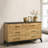 Industrial-Style 6-Drawer Storage Dresser