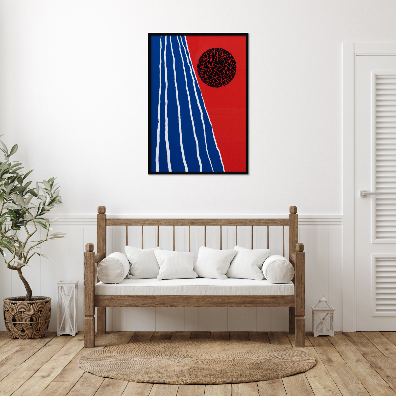 Orbis Factor Print by Alex Dunn, Black, 41" H x 30" W x 1" D