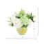 Centre de table avec hortensias et lilas-585214295