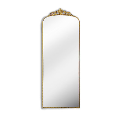 French-Style Engraved Large-Sized Wall-Mounted Full-Length Mirror