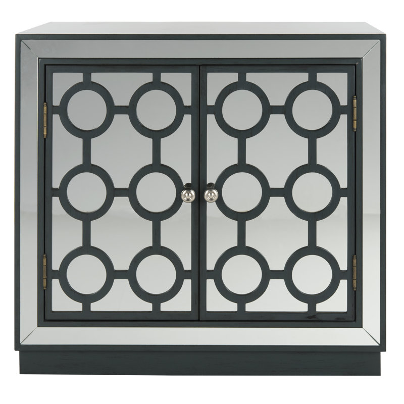 Glacaeu Accent Cabinet, Steel Teal