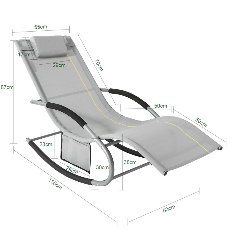 Hewit 145cm Long Single Chaise