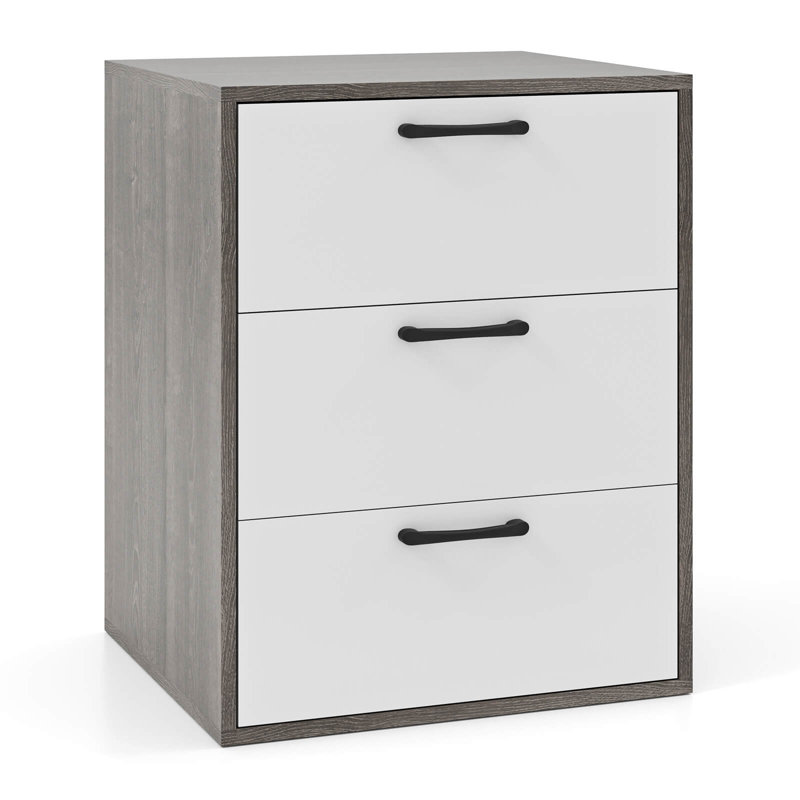 1 Pcs 3 Drawer Dresser Chest Of Drawer Storage Cabinet With Wide Storage Space Organizer